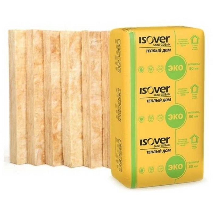 Утеплитель Isover Изовер Тёплый Дом Плита 50х610х1170 в Янино